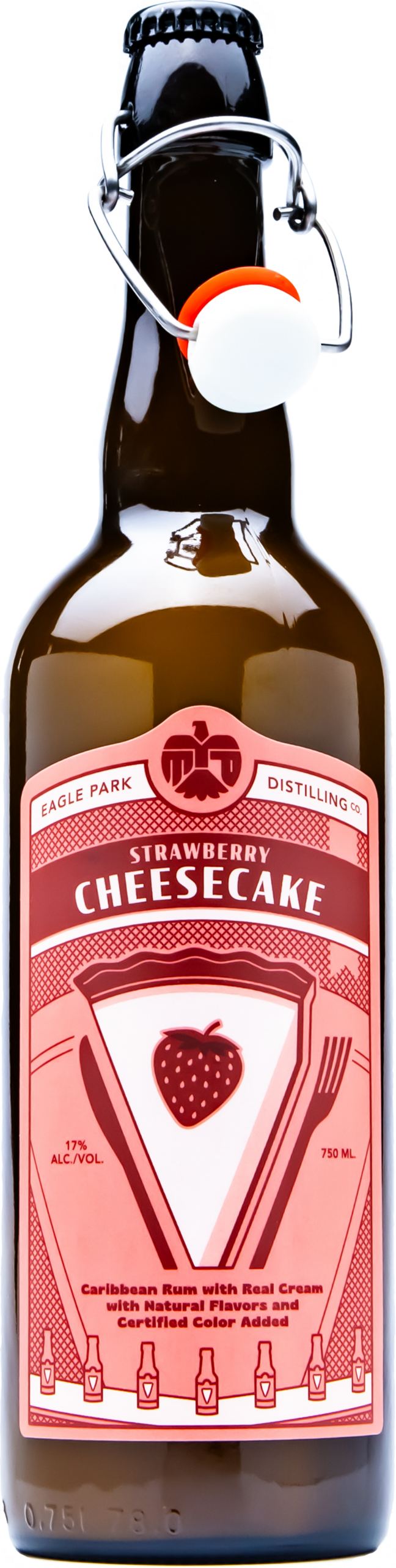 Strawberry Cheesecake Cream Liqueur bottle